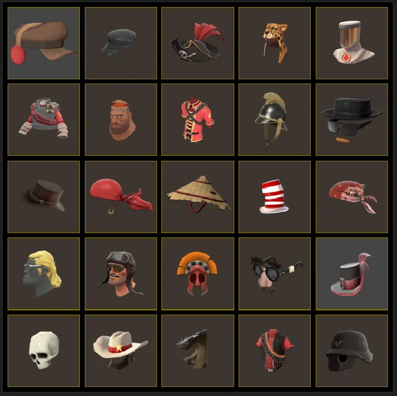 Random Team Fortress 2 Hats