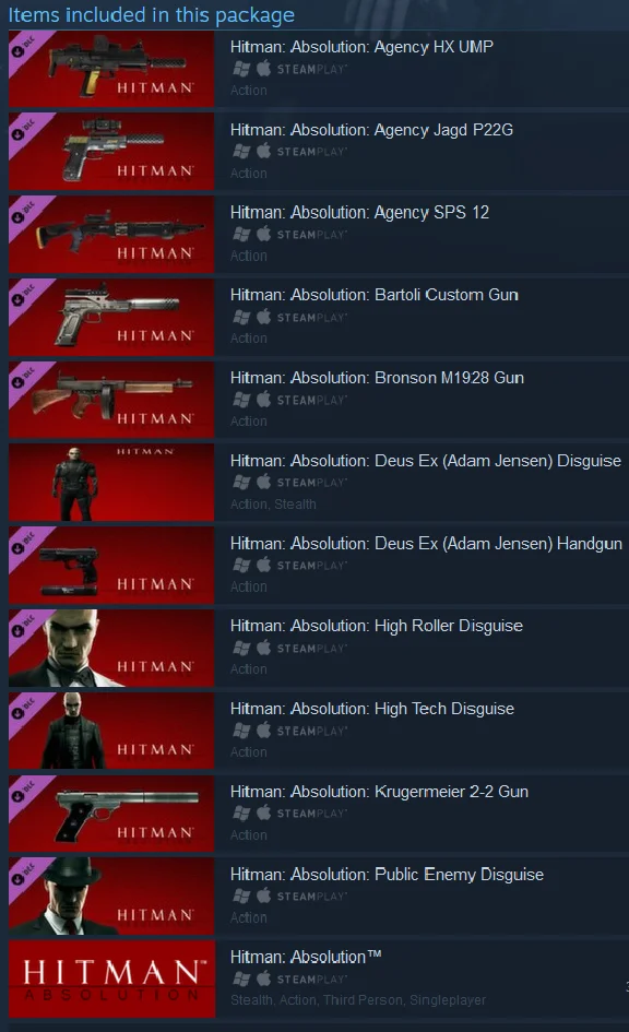 Hitman Absolution: Elite Edition (Steam Gift / RU CIS)