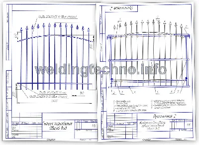Thesis welding. Assembling and welding of the fence