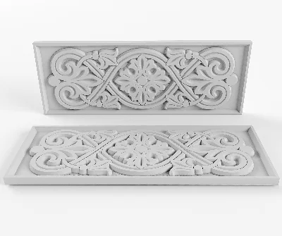 Carving in a panel. Files ArtCAM 2011; CorelDRAW vector