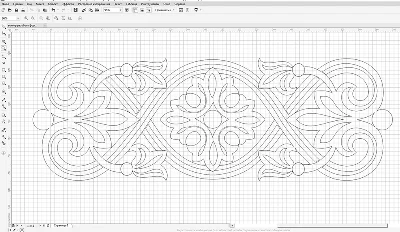 Carving in a panel. Files ArtCAM 2011; CorelDRAW vector