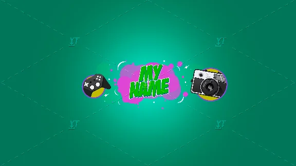Gameblog youtube channel art