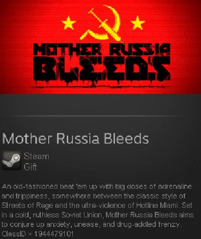 Mother Russia Bleeds (Steam gift / ROW / Region free)