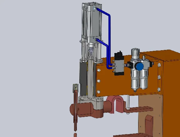 3D-model of spot welding machines MTS 01