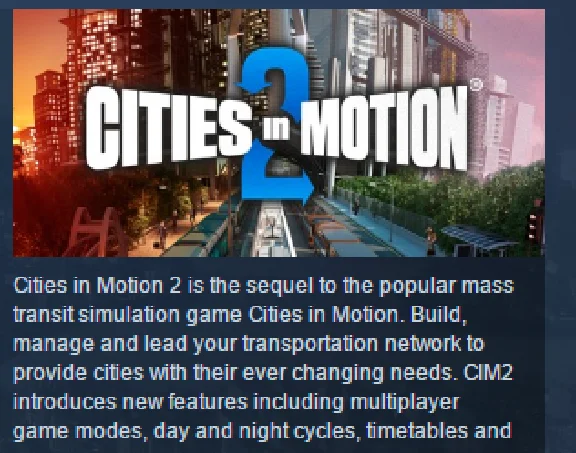 Cities in Motion 2 💎 STEAM KEY REGION FREE GLOBAL