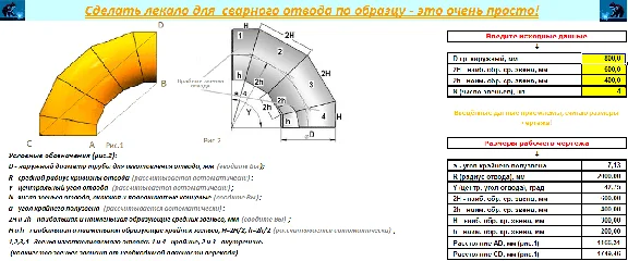 Calculation of curves for weld removal on the model