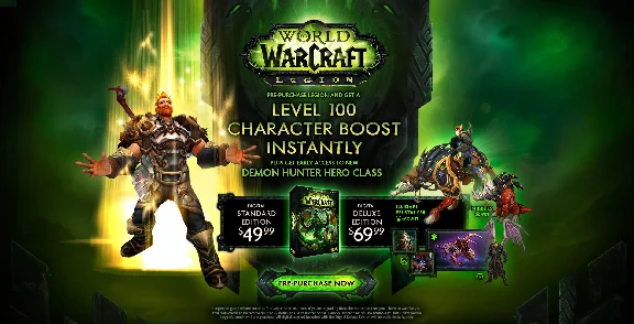WOW: Legion (RU/CIS) PHOTO + 100 lvl + GIFT