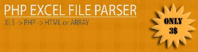 PHP EXCEL FILE PARSER