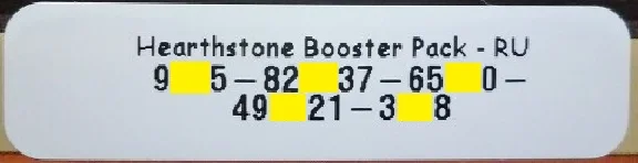 Hearthstone Booster Pack (RU) / Photo CD-Key
