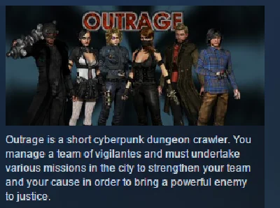 Outrage STEAM KEY REGION FREE GLOBAL