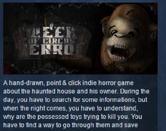 A Week of Circus Terror 💎STEAM KEY REGION FREE GLOBAL