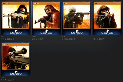 Set Counter-Strike: Global Offensive Trading Cards
