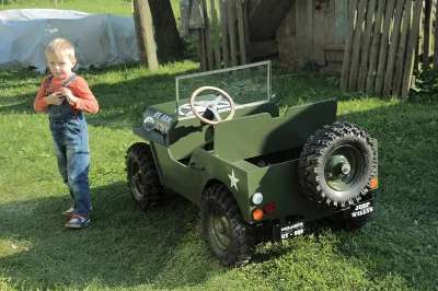 Children´s car "Willys". Drawings