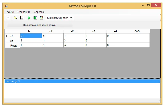 Simplex - method. C# sources.