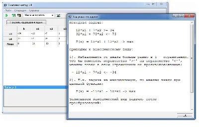 Simplex - method. Delphi sources.