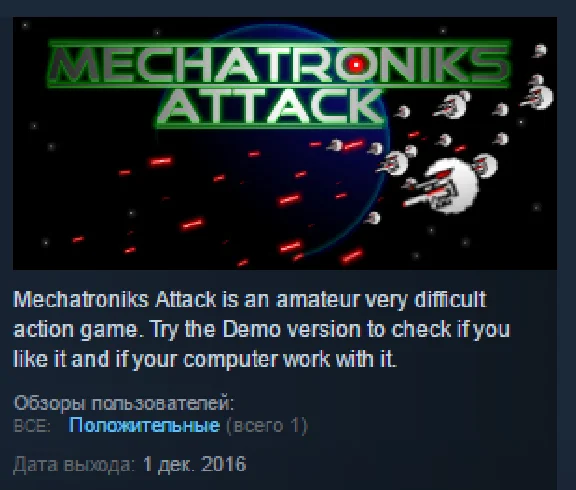Mechatroniks Attack ( Steam Key / Region Free ) GLOBAL
