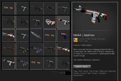 Случайное оружие Counter Strike: GO  + Скидки + Бонусы