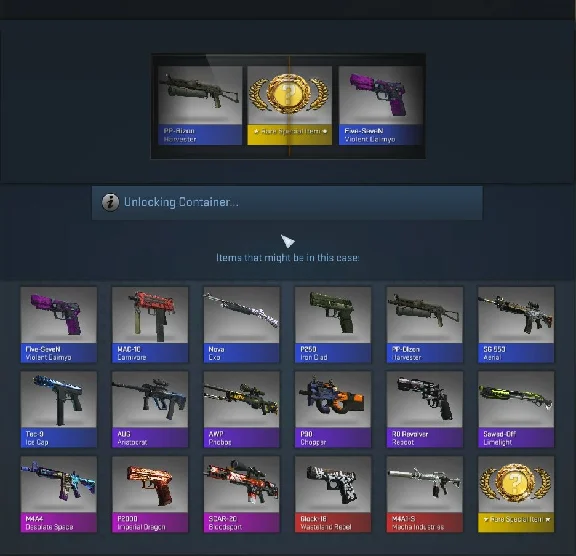 Случайное оружие CS:GO из Gamma case +Скидки