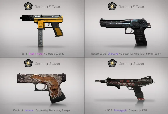 Random CS:GO weapon from Gamma 2 case +Sales