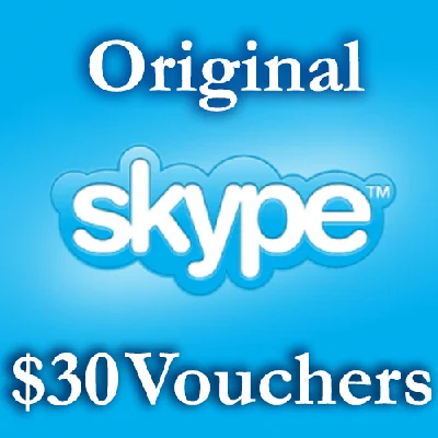 30 USD Genuine Cards for Skype.com 3*10$ ORIGINAL