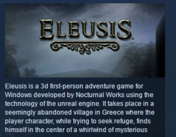 Eleusis 💎 STEAM KEY REGION FREE GLOBAL