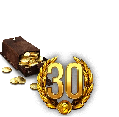 2500 золота + 30 дней премиума World of Tanks (RU)