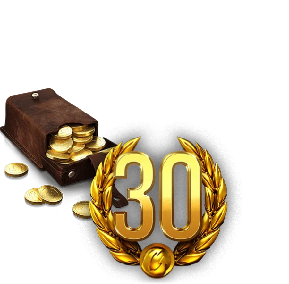 2500 золота + 30 дней премиума World of Tanks (RU)