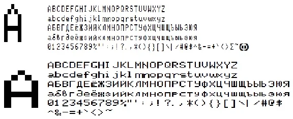 Шрифт ККМ МЕРКУРИЙ-112 (ttf)