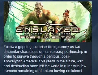 ENSLAVED: Odyssey to the West Premium Edition STEAM KEY