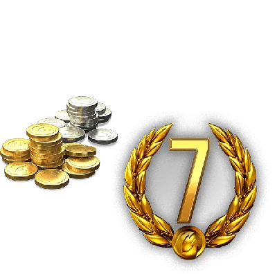 750 gold + 400,000 silver + 7 PA (RU) World of Tanks