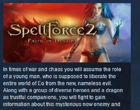 Spellforce 2 Faith in Destiny Digital Deluxe STEAM KEY