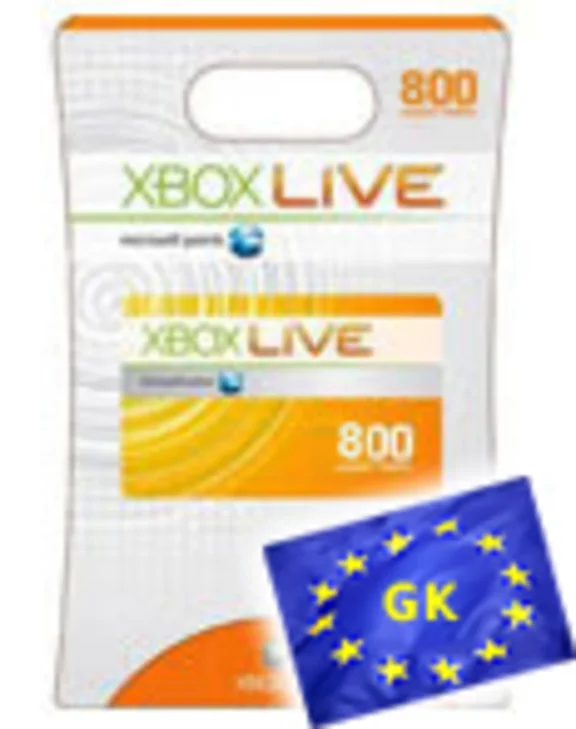 X-BOX® –EURO– Prepaid Card - 800 points