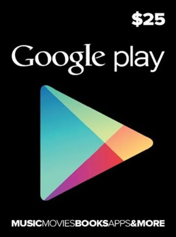 Google Play 25 USD Gift Card US