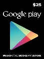 Google Play 25 USD Gift Card US