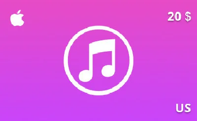 Подарочная карта iTunes 20 долл. US-регион