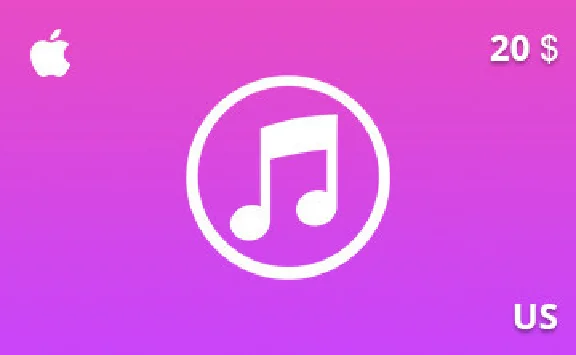 Подарочная карта iTunes 20 долл. US-регион