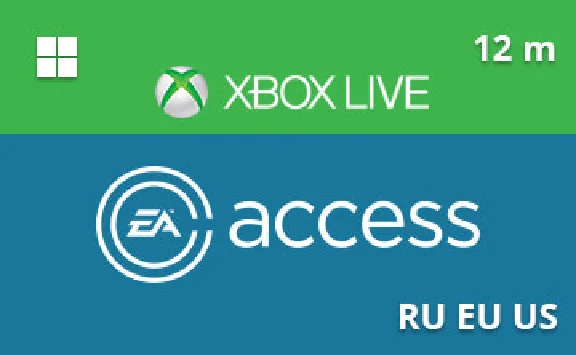 Подарочная карта Xbox EA Play 12 мес. Global