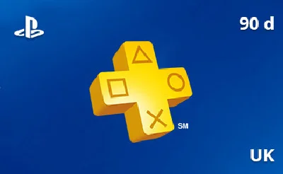 Подарочная карта PlayStation Plus 90 дней UK-регион