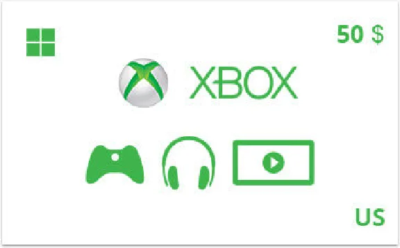 Подарочная карта Xbox 50 долл. US-регион