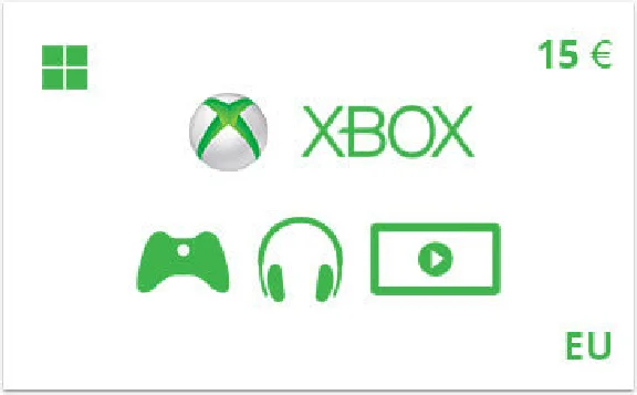 Подарочная карта Xbox 15 евро EU-регион