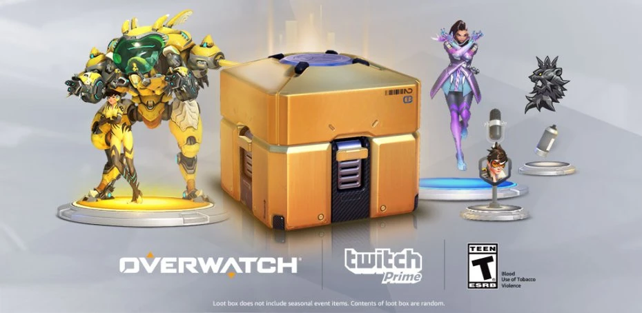 OVERWATCH GOLDEN LOOT BOX Twitch Prime Key Region Free