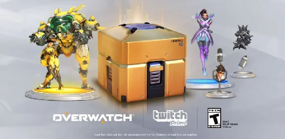OVERWATCH GOLDEN LOOT BOX Twitch Prime Ключ