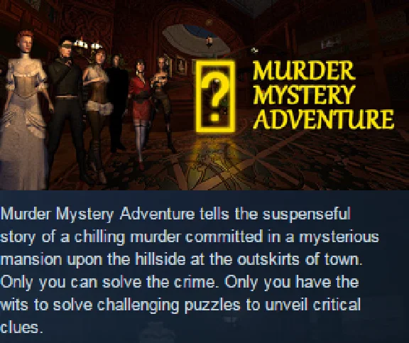 Murder Mystery Adventure(Steam KEY / Region free / ROW)