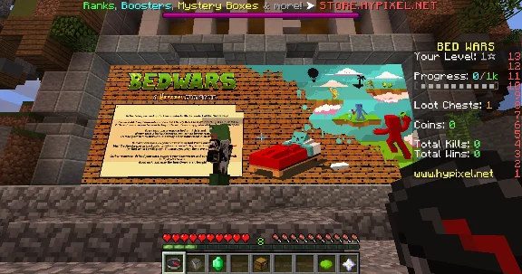 Minecraft - Premium (Hypixel account)