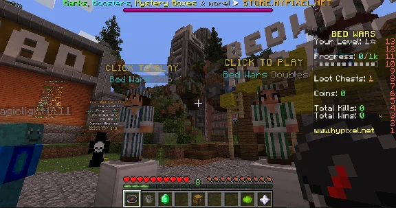 Minecraft - Premium (Hypixel account)