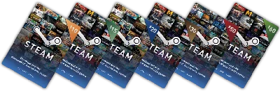 Пополнение кошелька Стим (Steam wallet) ваучер, код