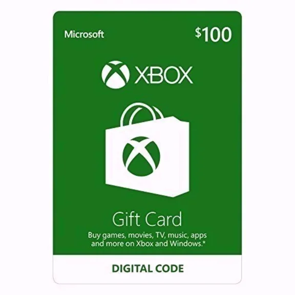 XBOX LIVE $100 PREPAID CARD US (CODE FROM CARD)