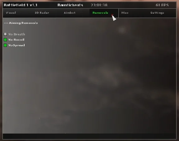 BATTLEFIELD 1 HACK by BauntiCheats.com (1 month)