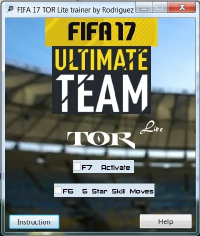 FIFA 17 TOR Lite Cheat Trainer for UT (Lite version)