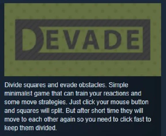 Devade STEAM KEY REGION FREE GLOBAL
